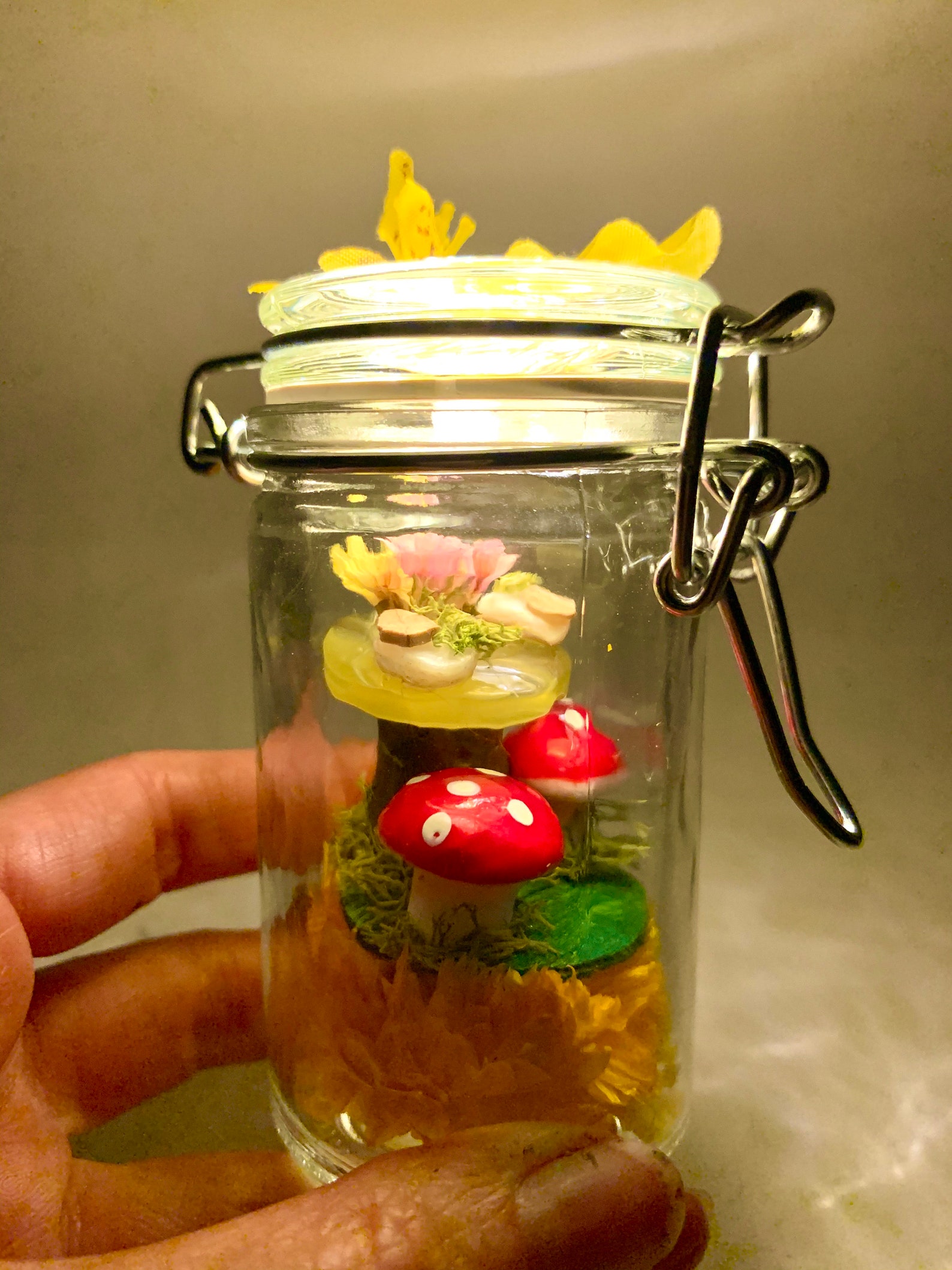 Light up Fairy Cafe Light up Fairy Dwelling Fairy Jar Etsy