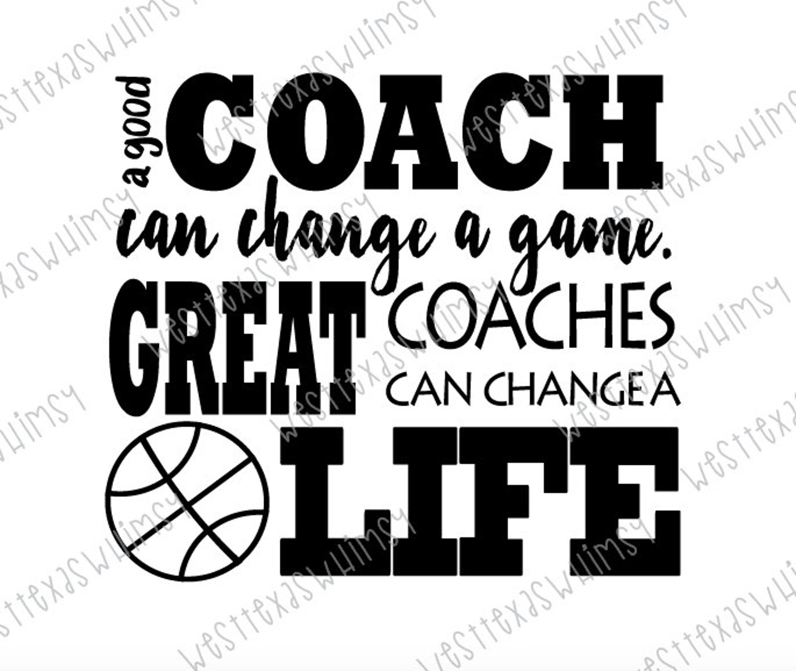 Great Coach Svg Basketball Coach Svg Basketball Coach Gift Etsy Singapore