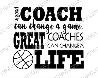 Great Coach svg, basketball coach svg, basketball coach gift, custom basketball svg, basketball season svg, kids basketball svg