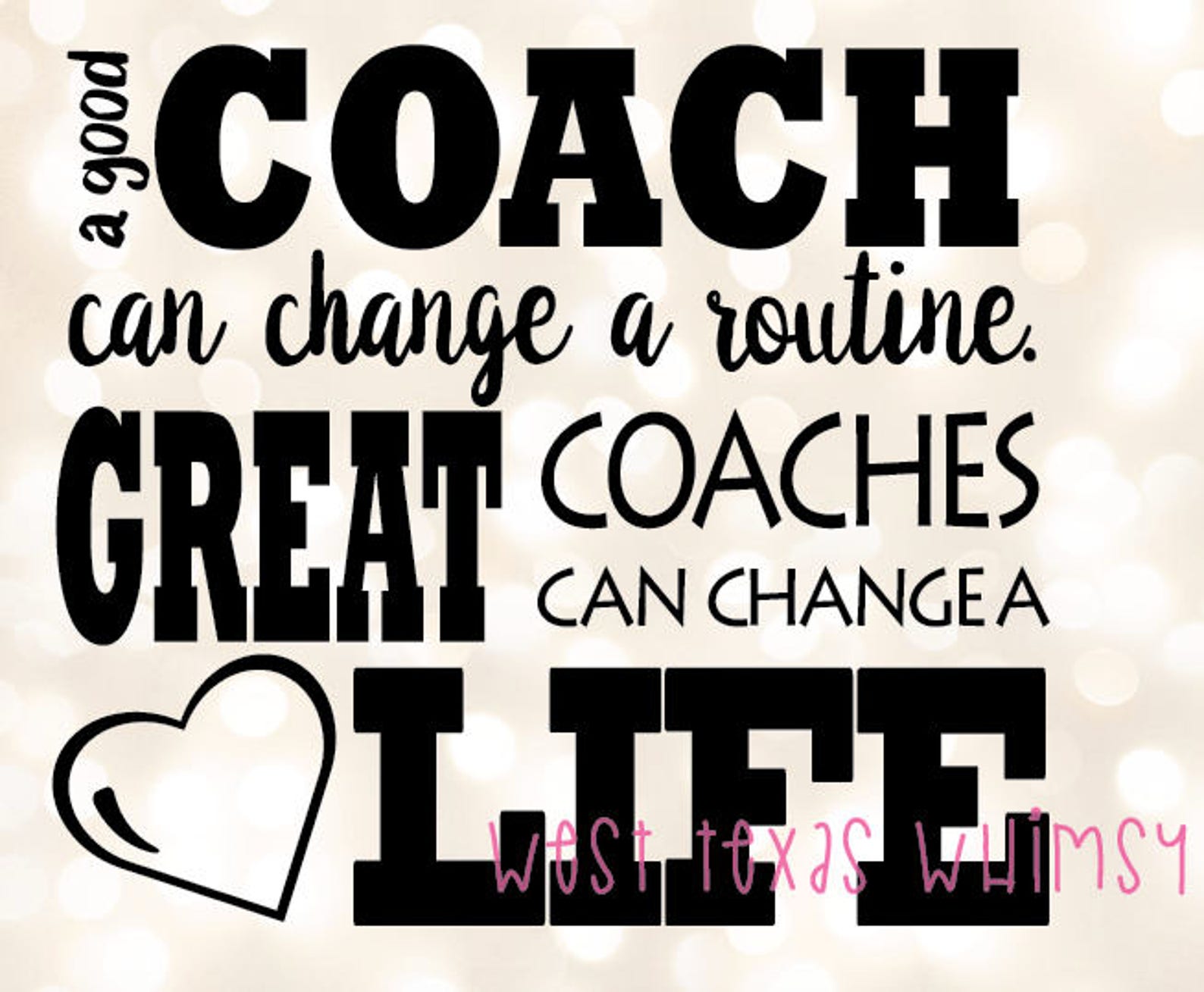 Gymnastics coach svg cheer coach svg dance coach svg Etsy