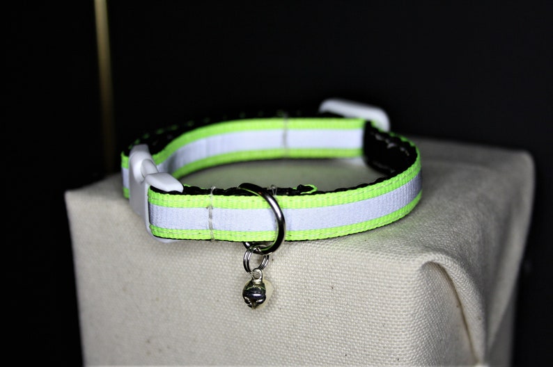 CAT COLLAR Kitten Collar Handmade Cat Collar Reflective Etsy