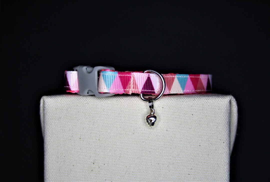 CAT COLLAR Kitten Collar Handmade Cat Collar Geometric Etsy