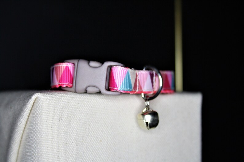 CAT COLLAR Kitten Collar Handmade Cat Collar Geometric Etsy