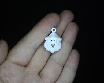 BELL | Jingle Bell | Collar Charm | Cat Bell | Cat Accessory | Collar Add On | Cat Charm | Halloween | Ghost | Ghost Charm | White Ghost