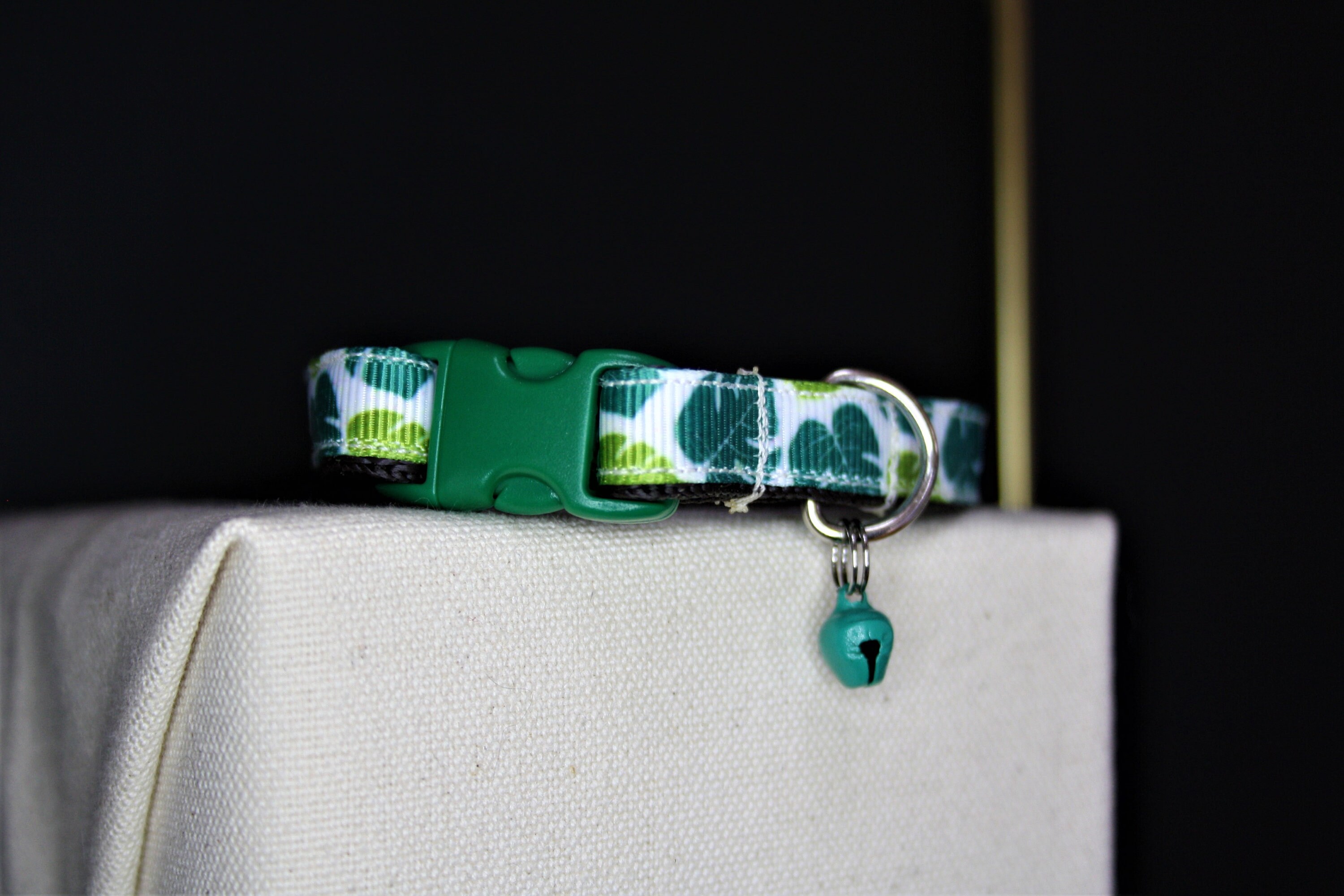 CAT COLLAR Kitten Collar Green Collar Tropical Exotic Etsy