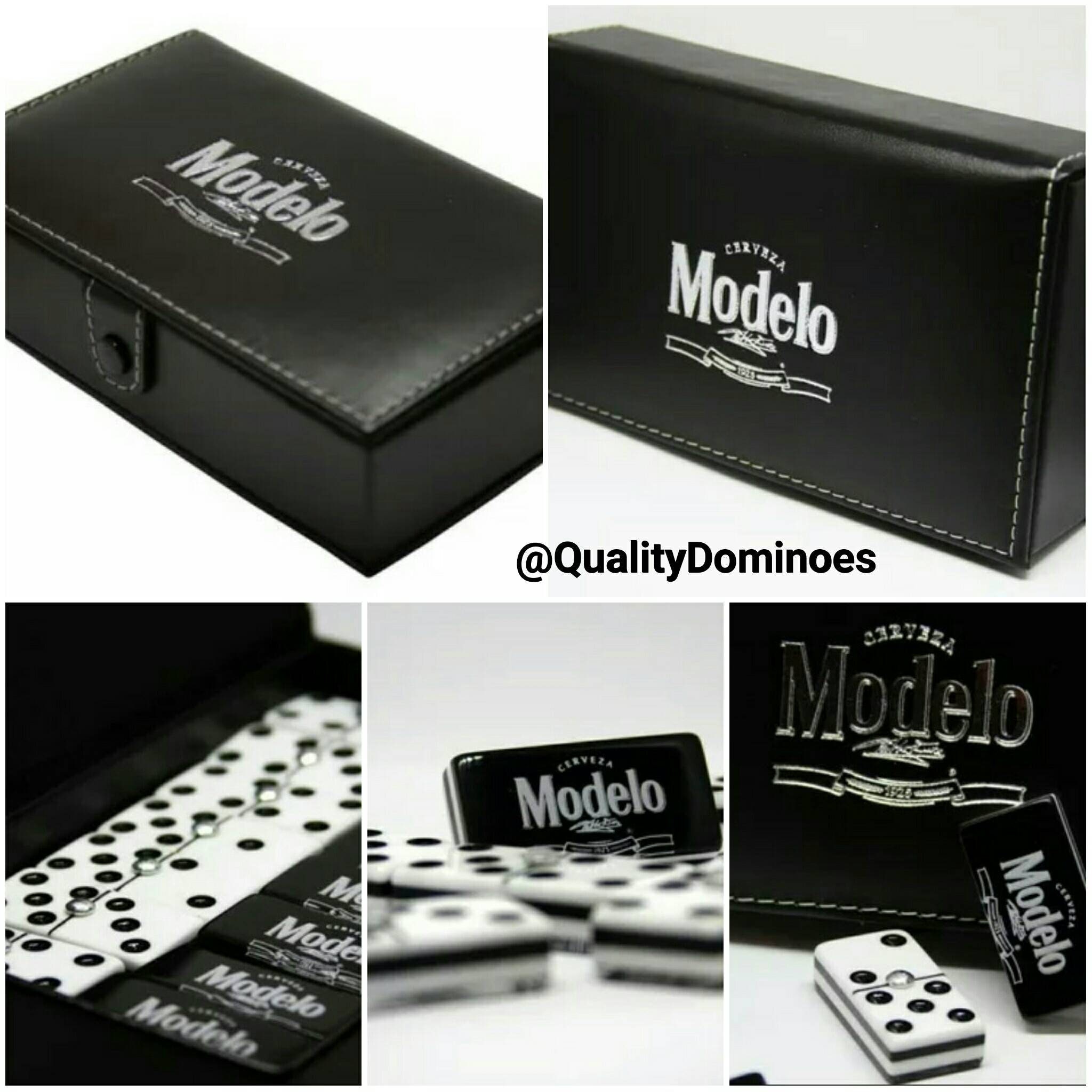 Details about   Cerveza Negra Modelo Beer Domino Game Set Double 6 Man Men Father Gift Dominoes