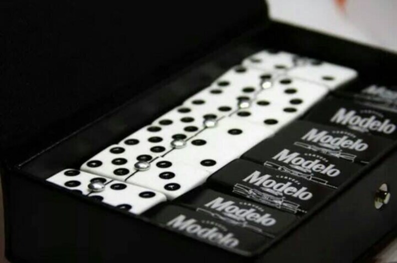 Cerveza Modelo Beer Domino Game Set Double Six Dominoes Man Men Father Dad Brother Groom Birthday Christmas Hot Gift Dominos Man Cave Bar