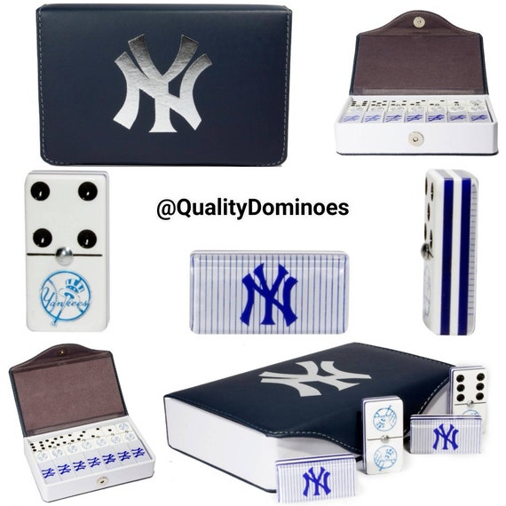 New York Yankees Domino Game Set Double 6 Jumbo Size ...