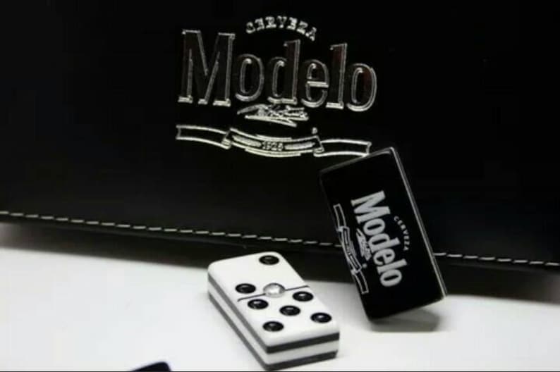 Cerveza Modelo Beer Domino Game Set Double Six Dominoes Man Men Father Dad Brother Groom Birthday Christmas Hot Gift Dominos Man Cave Bar