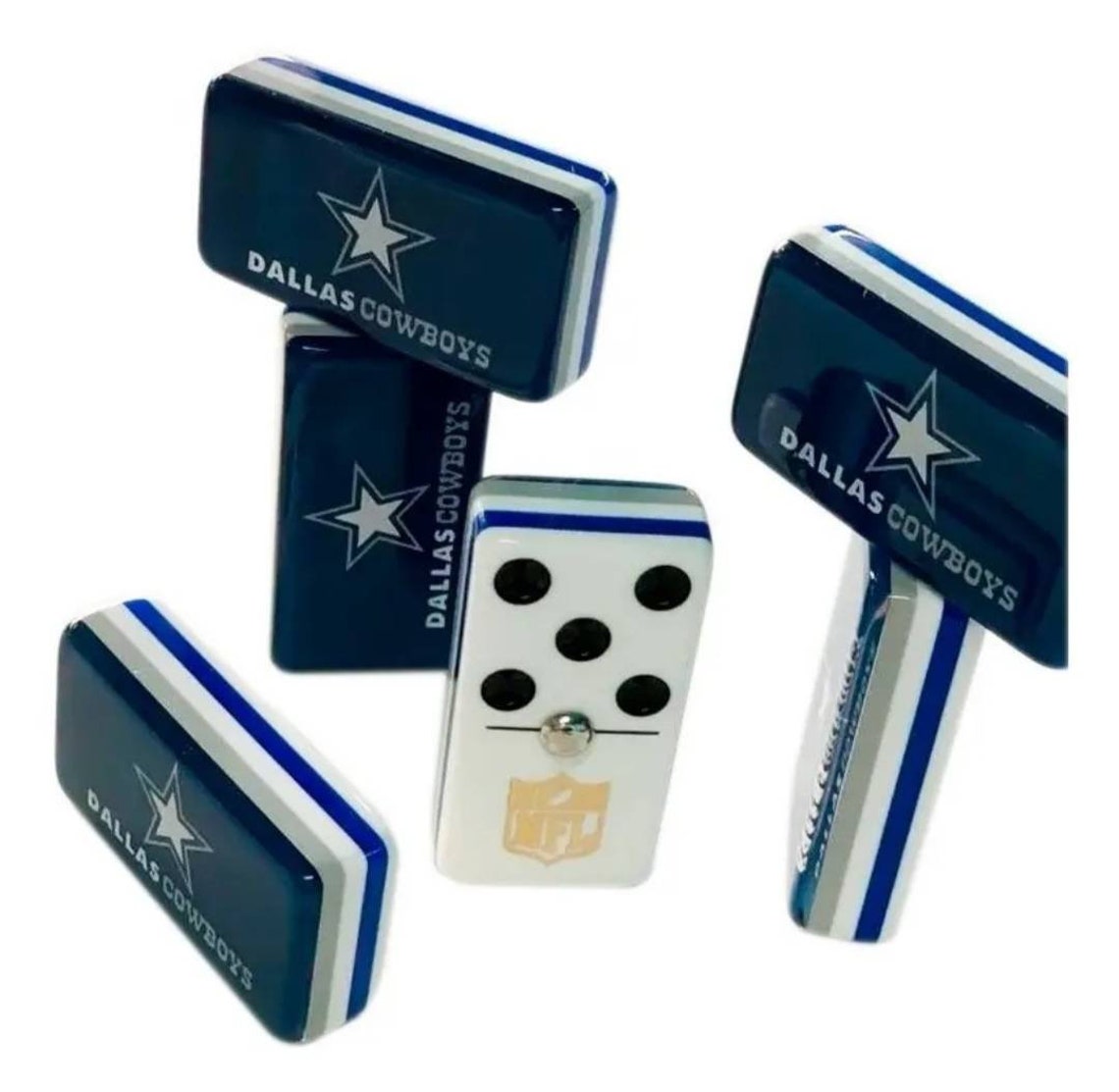Dallas Cowboys Domino Set Double 6 Jumbo Size Dominoes Etsy