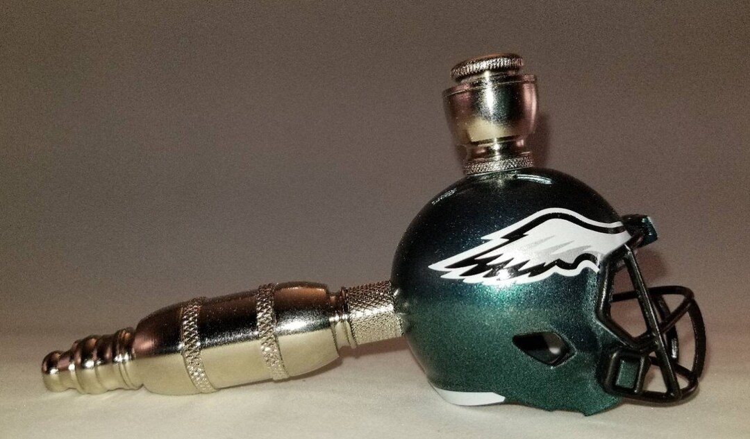 Philadelphia Eagles Football Helmet Smoking Pipe Large Etsy