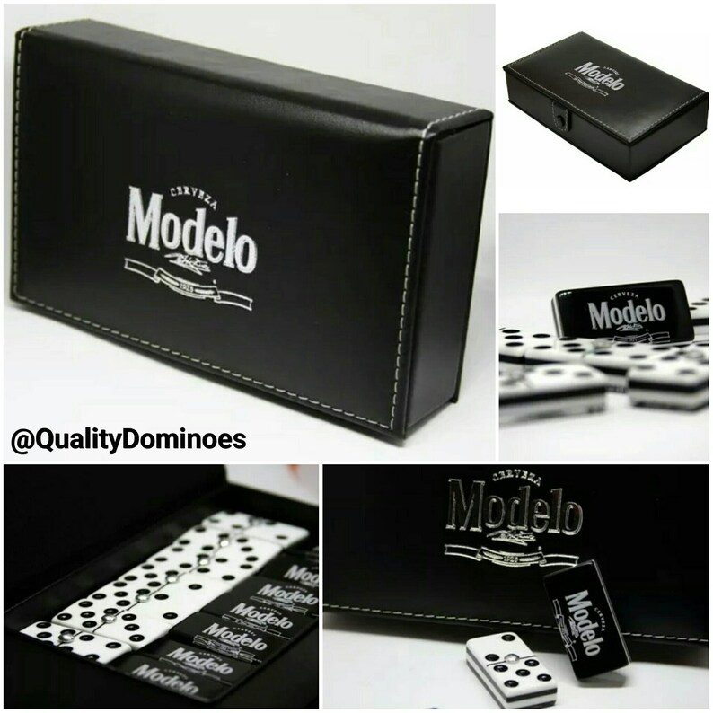 Cerveza Modelo Beer Domino Game Set Double Six Dominoes Man Men Father Dad Brother Groom Birthday Christmas Hot Gift Dominos Man Cave Bar