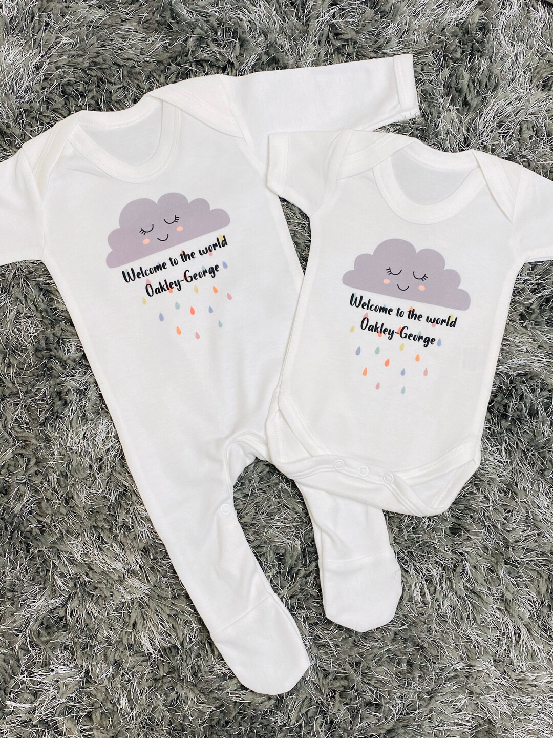 to the World New Baby Sleepsuit New Baby Vest Etsy