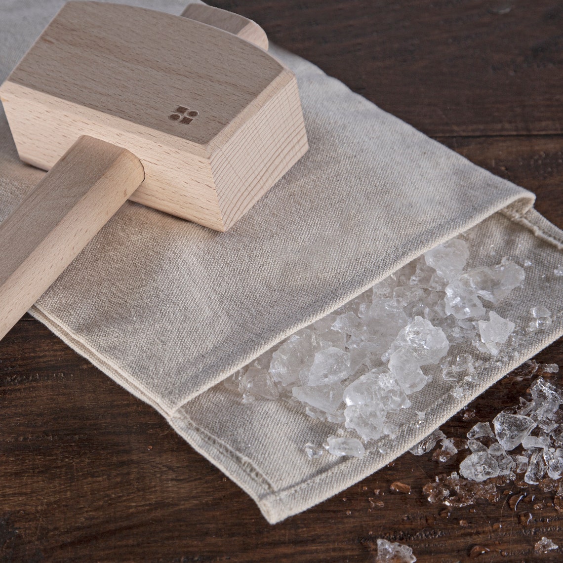 Glacio Ice Mallet and Lewis Bag Wood Hammer and Canvas Bag Etsy