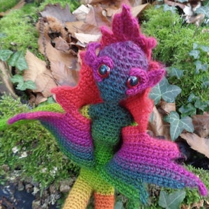 Automn Pixie Elfe Gehäkelte Puppe