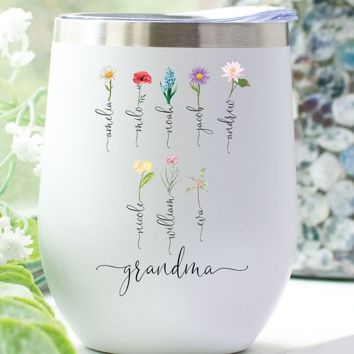 Personalized Grandma Tumbler for Mother's Day Gift for Etsy