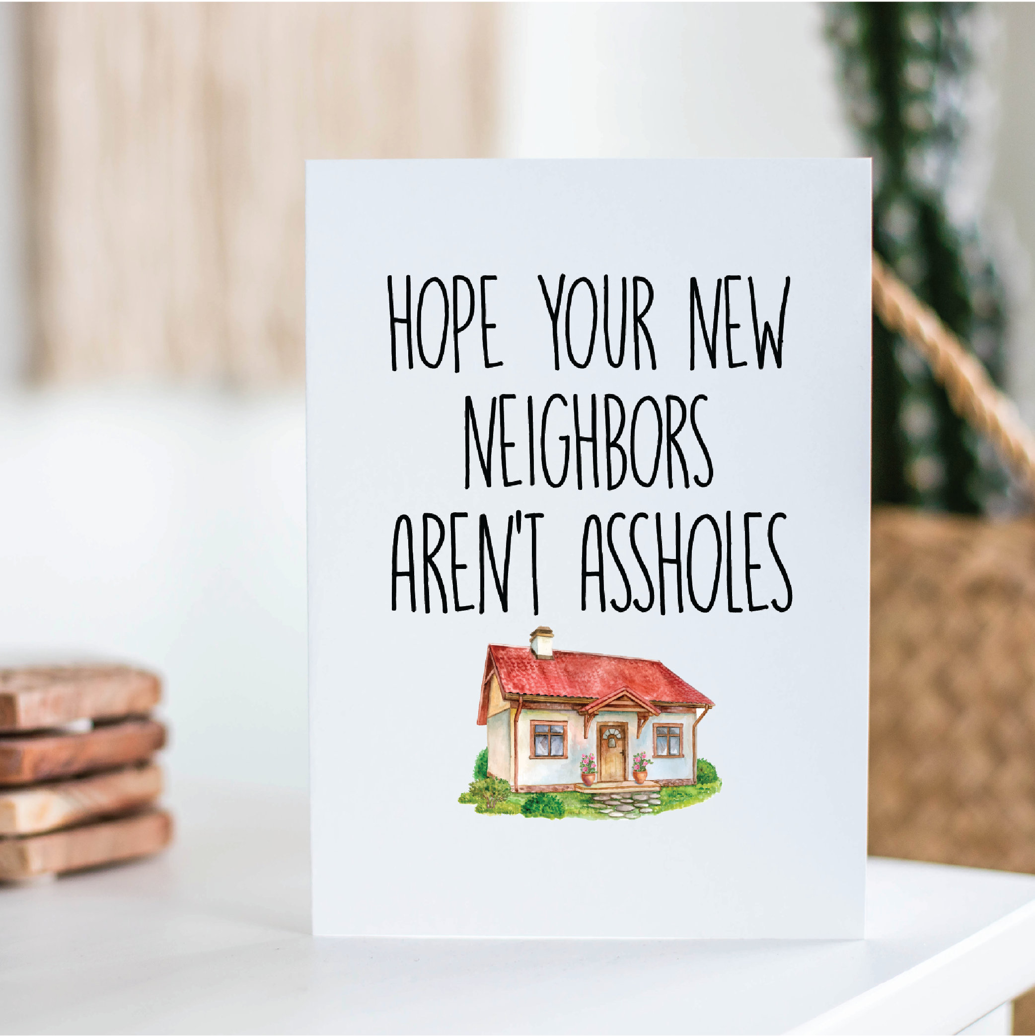 Funny Housewarming Card New Home Card for Women First Home Etsy