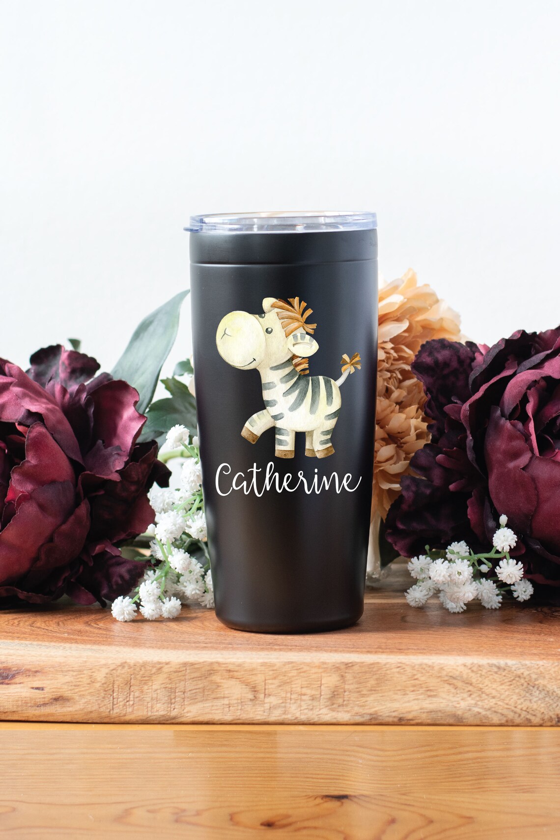 Zebra Tumbler Zebra Gifts for Zebra Lovers Personalized Etsy