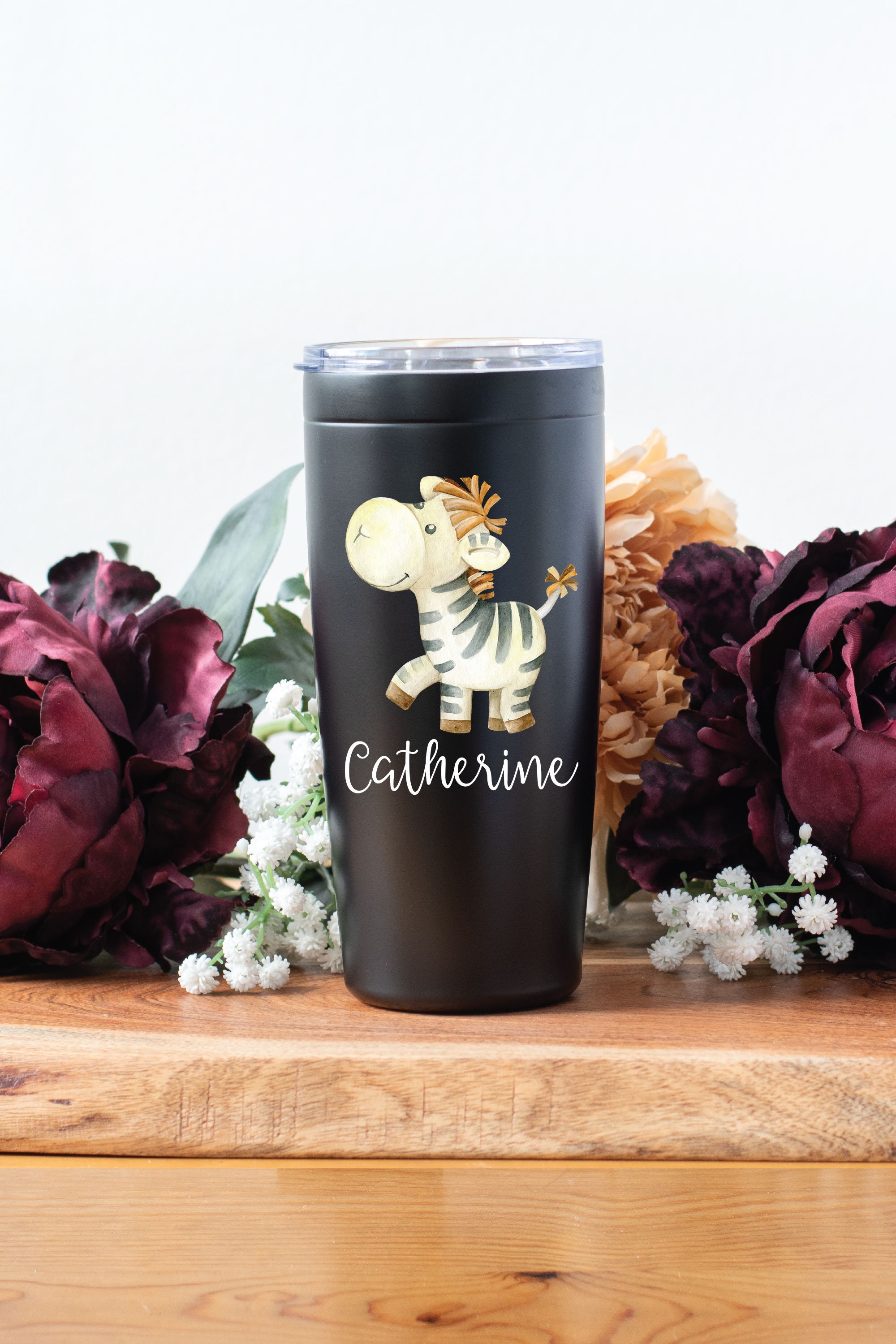 Zebra Tumbler Zebra Gifts for Zebra Lovers Personalized Etsy
