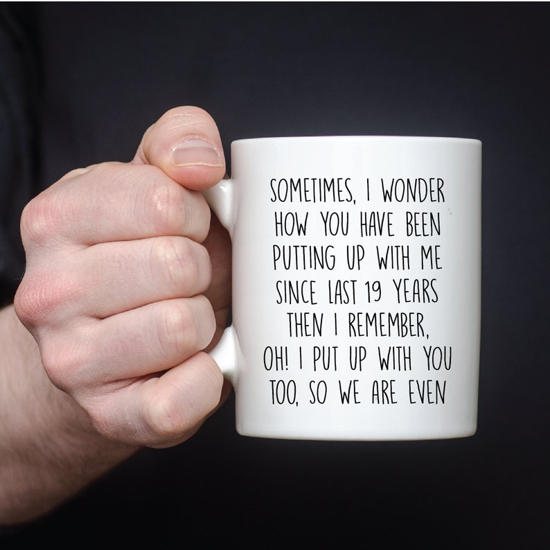 19 Year Funny Anniversary Gift 19th Anniversary Gift for