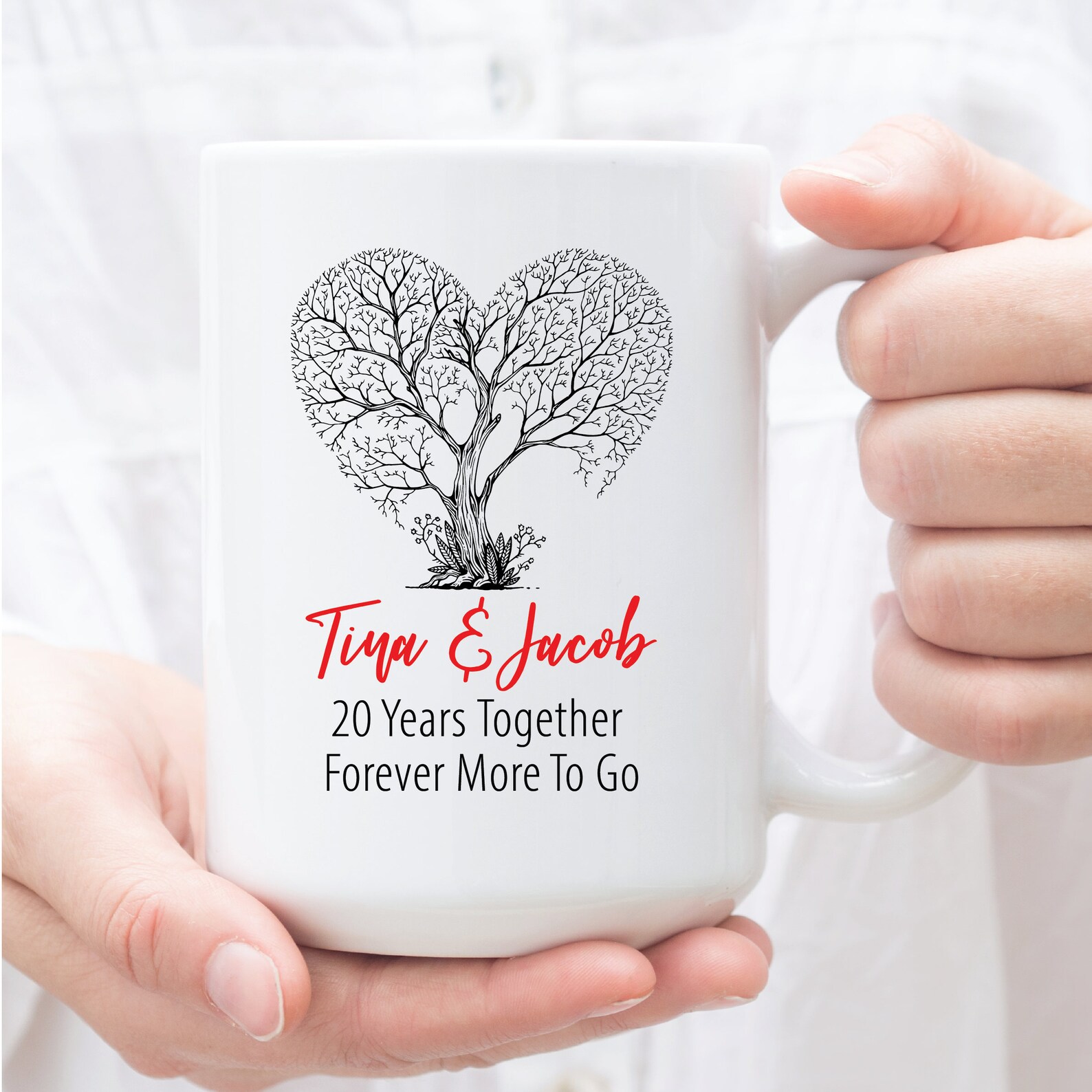 Personalized 20 Year Anniversary Gift for Wife 20th Etsy