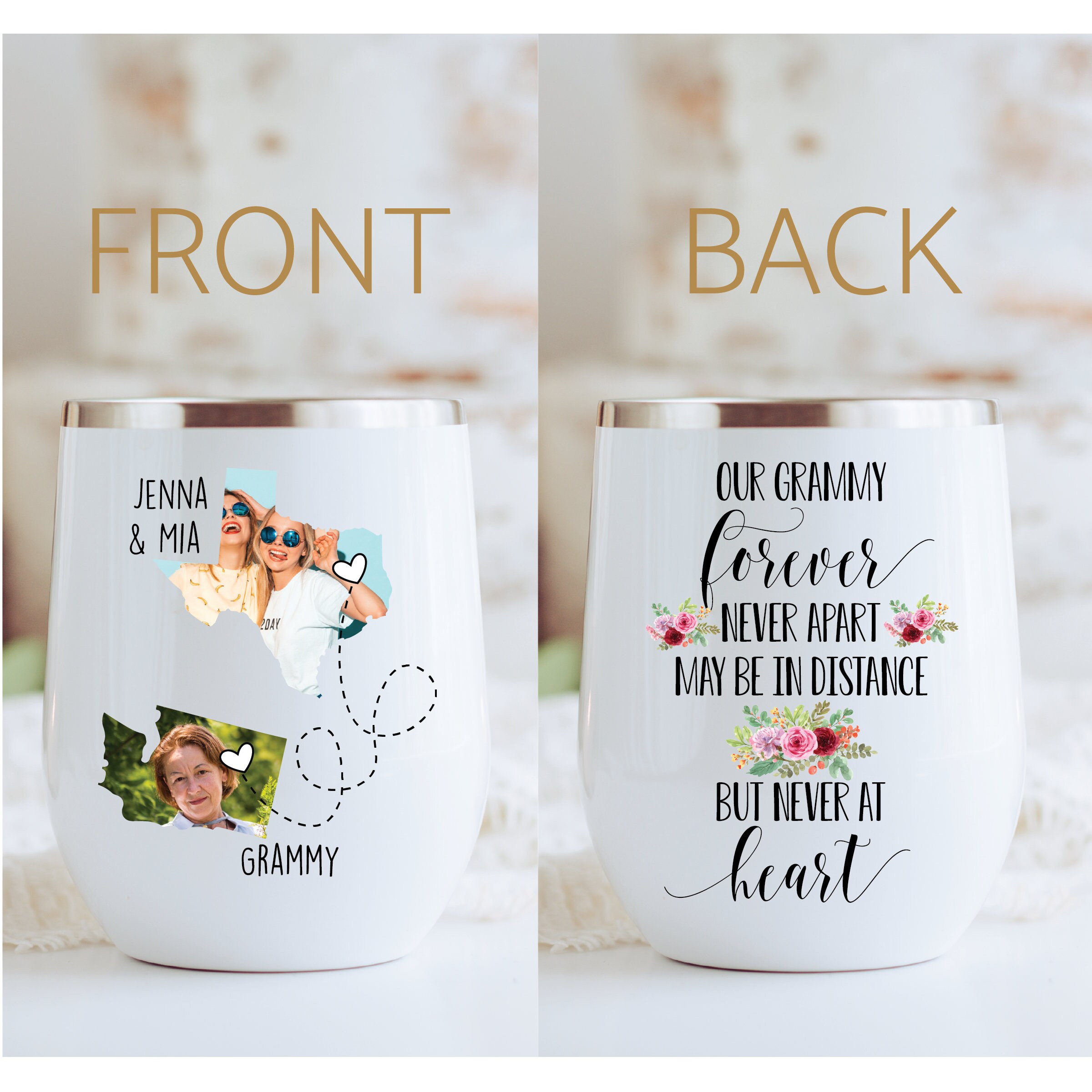 Personalized Grammy Cup Grammy Birthday Gift Custom Grammy Etsy