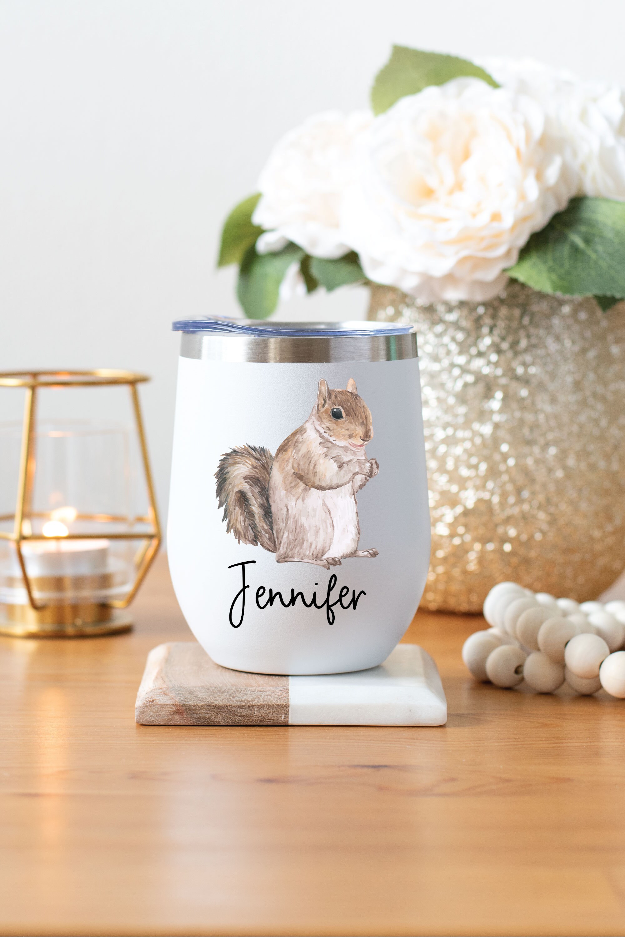Squirrel Tumbler Squirrel Gifts for Squirrel Lovers Etsy