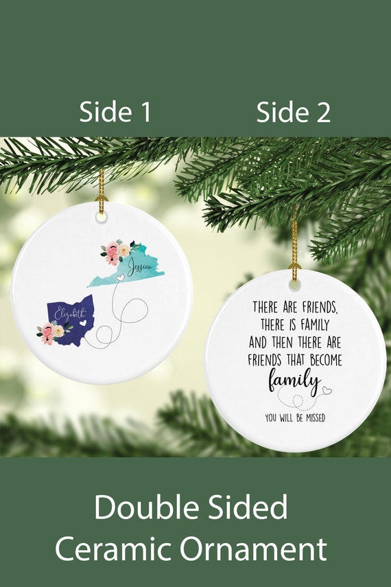 Personalized Neighbor Moving Away Christmas Gift Ornament