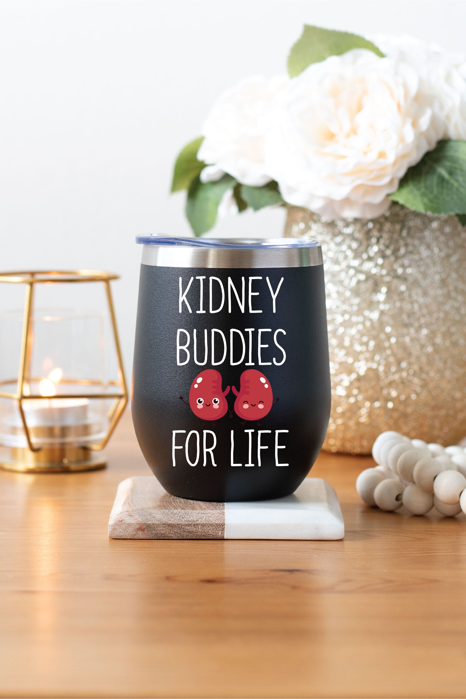 Kidney Buddies For Life Tumbler Gift For Kidney Transplant Etsy