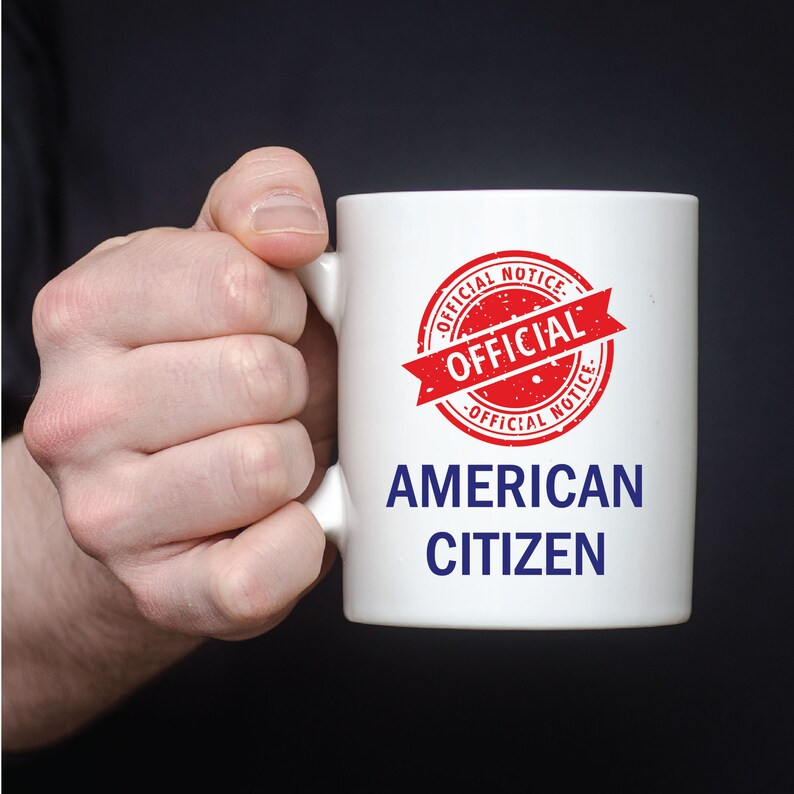 New American Citizen Coffee Mug Us Citizenship Gifts For New | Etsy