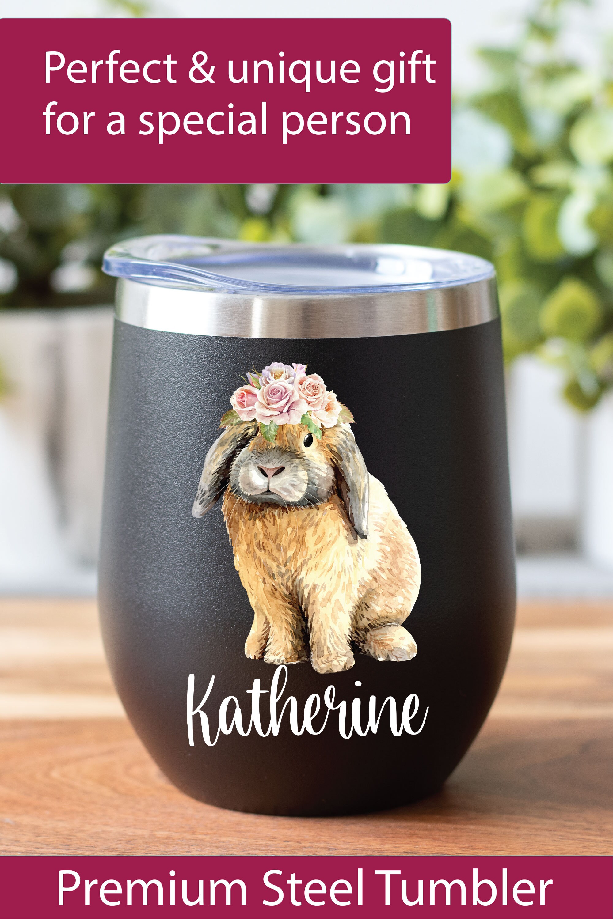 Rabbit Tumbler Rabbit Gifts for Rabbit Lovers Personalized Etsy