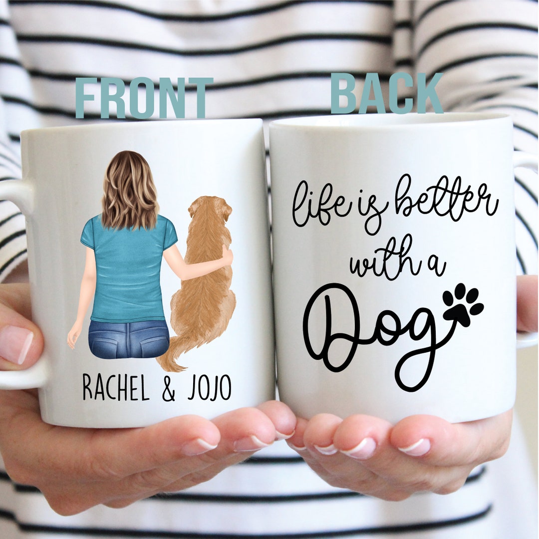 Custom Dog Mug, Life is Better With a Dog Mug, Custom Dog Mug, Gift for