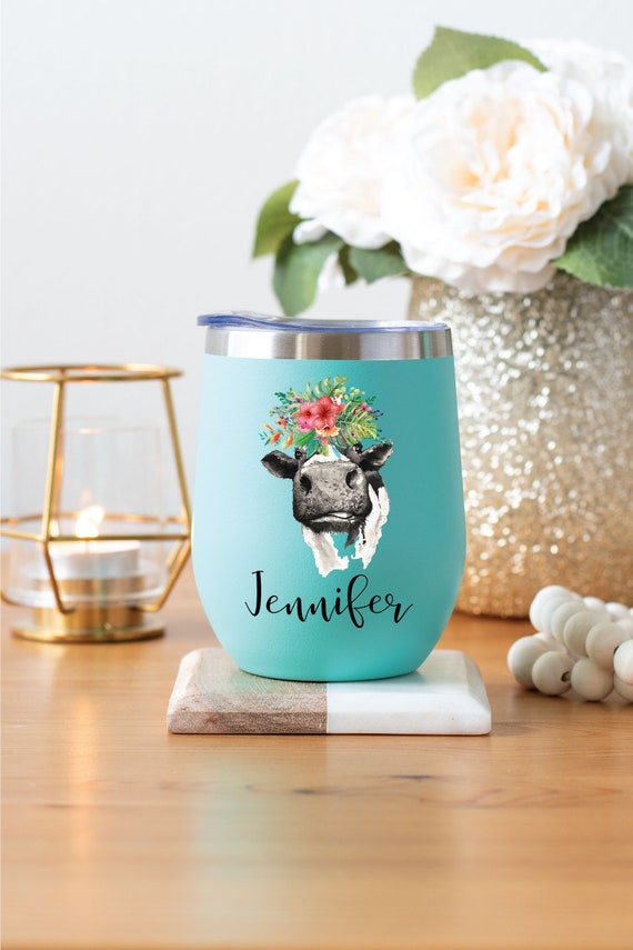 Cow Tumbler Cow Gifts for Cow Lovers Personalized Cow Gift Etsy