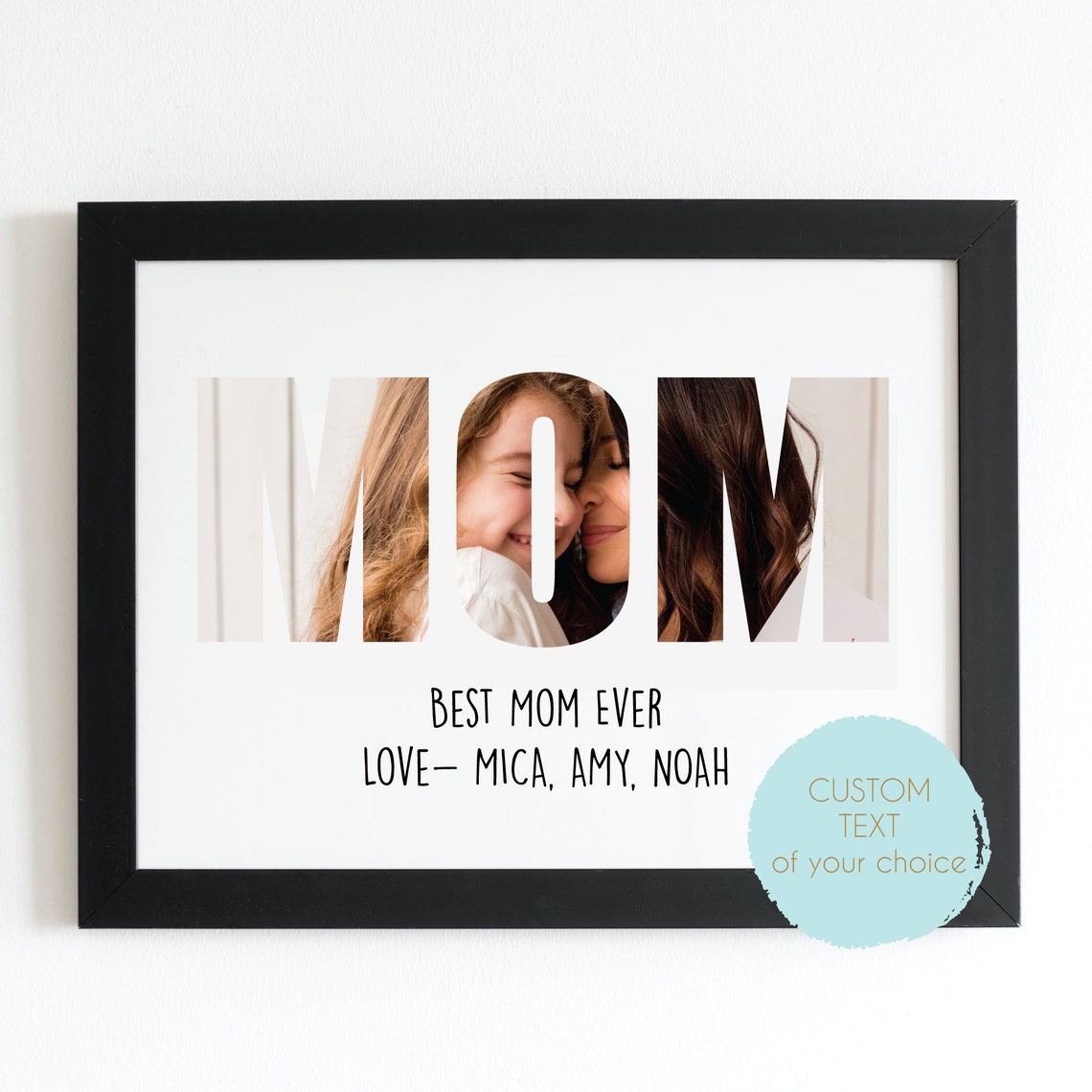 Mom Photo Collage Photo Mom Gift Digital Gift for Mom Etsy