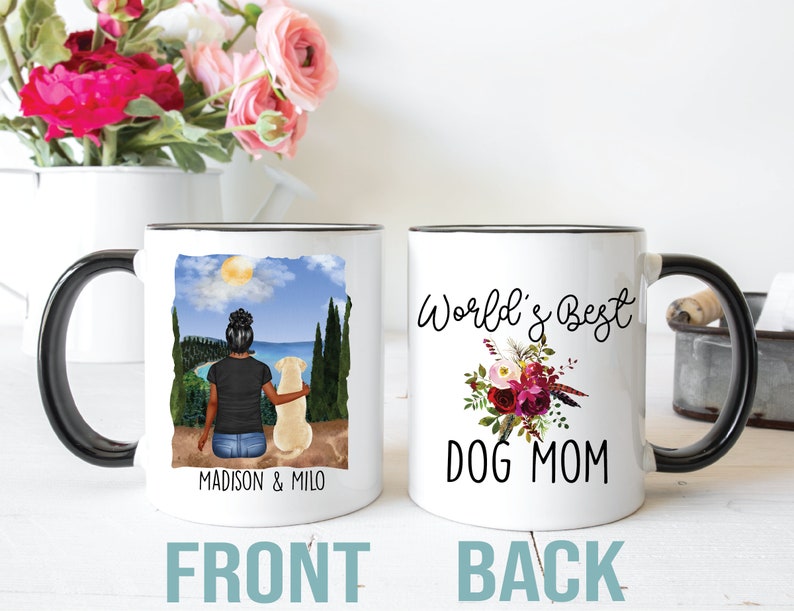 Personalized Dog Mug World's Best Dog Mom Mug Gift for Etsy