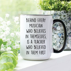 Music Teacher Gift Mug, Piano Teacher Gift, Music Coach Gift