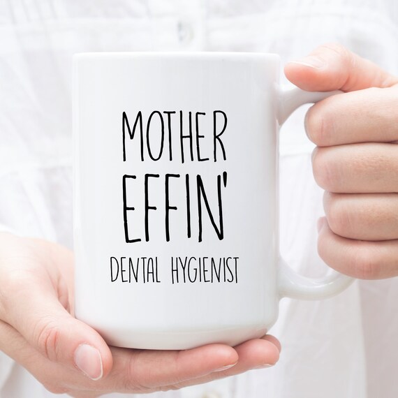 Dental Hygienist Gifts Expletive Gift for Dental Hygienist Etsy