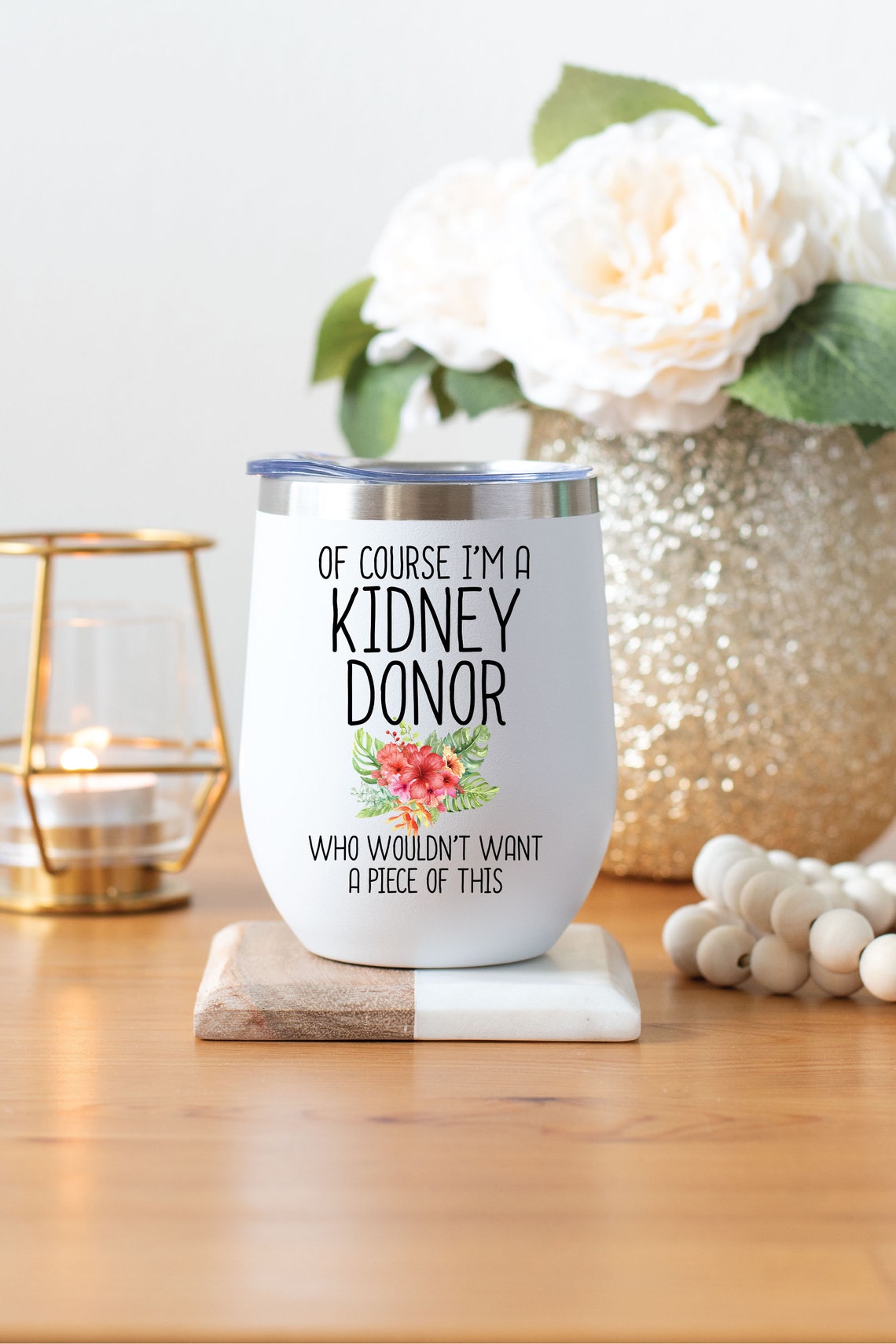 Kidney Donor Tumbler for her Gift Idea for Kidney Donor Etsy