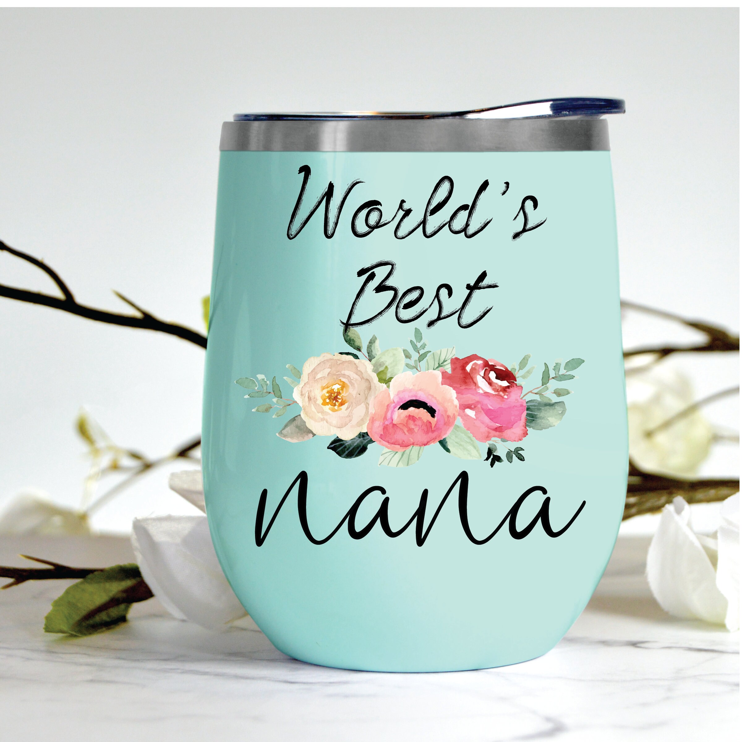 Worlds Best Nana Gift Nana Cup Gifts for Nana Nana Wine Etsy