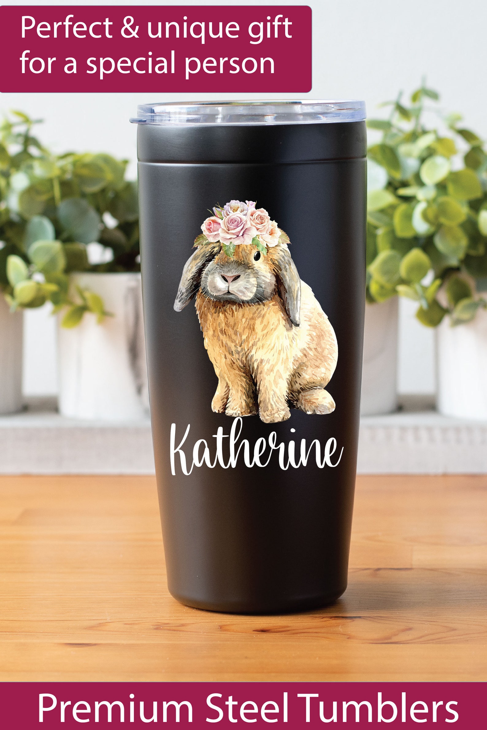 Rabbit Tumbler Rabbit Gifts for Rabbit Lovers Personalized Etsy