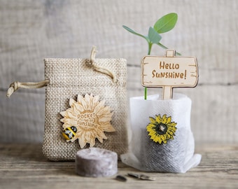 Pocket Full of Sunshine, Mini Sunflower kit