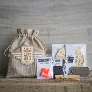 Personalised New Dad's Survival Kit Pouch image 1