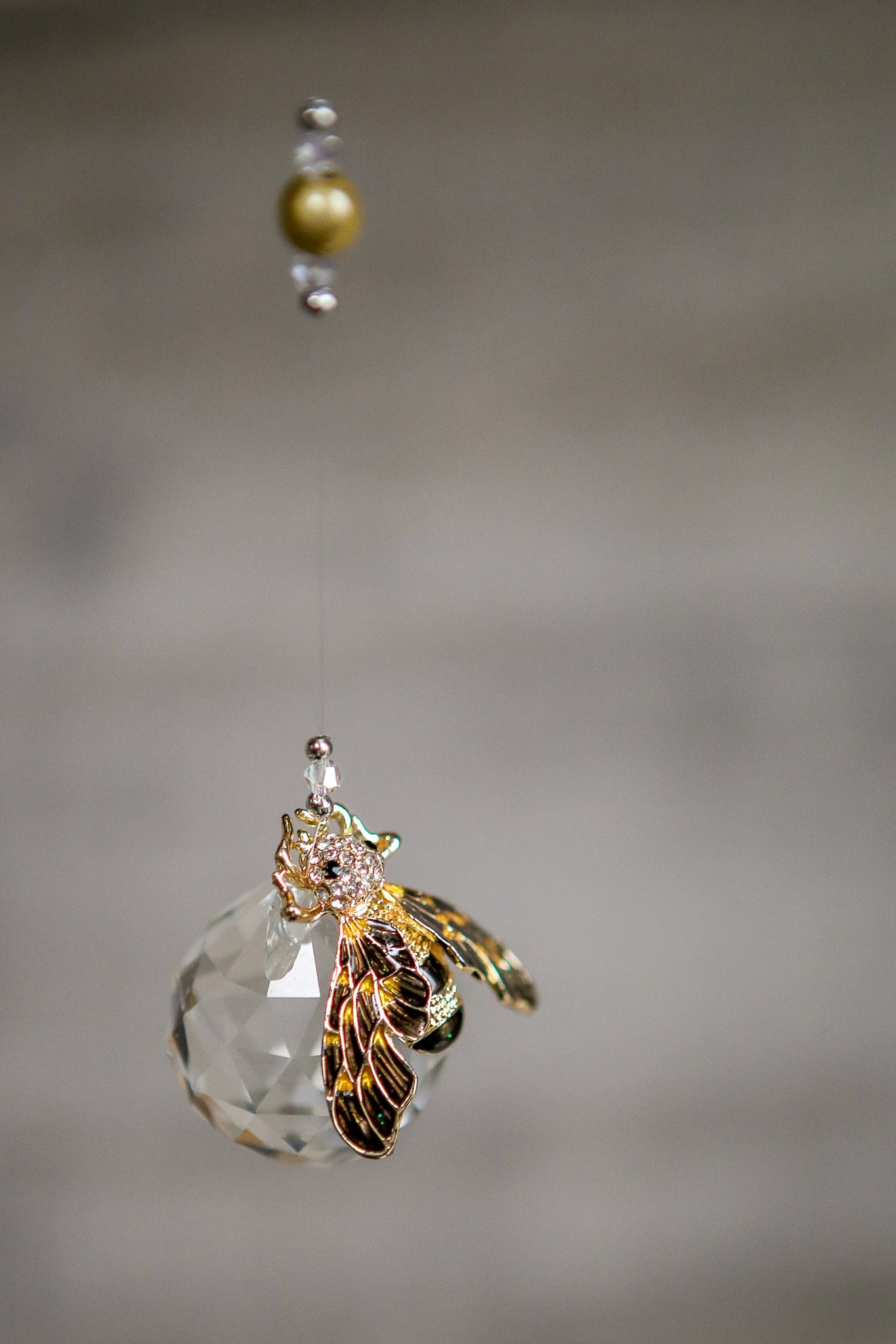 Crystal Bee Suncatcher Gift A Pocket full of Rainbows Etsy