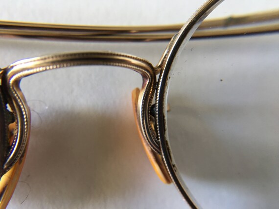 Gold Filled Round wire rim Glasses - image 3