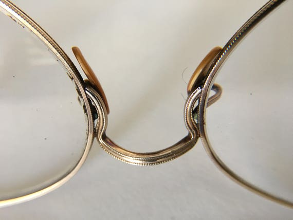Gold Filled Round wire rim Glasses - image 4