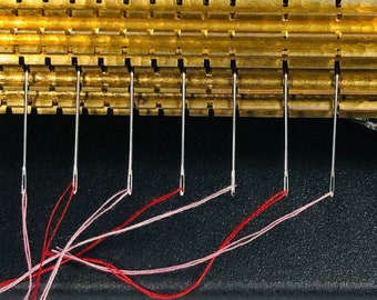 Smocking Pleater NEEDLES - Genuine Brand Name Needles for Various Smocking Pleaters, and Various Pack Sizes. (Australia Seller)