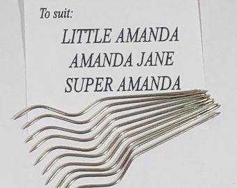 Amanda Jane Smocking Pleater Needles. Also suit Sally Stanley Smocking Machine. Various Pack Sizes. (Australia Seller)