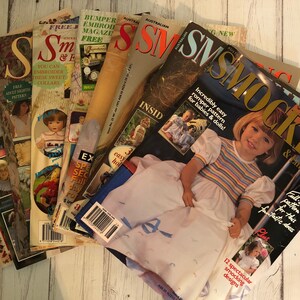 Choose from Issue 20 - 29. Australian Smocking & Embroidery Magazine, Smocking Patterns for Girls. (Australian Seller)