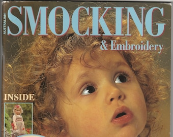 Issue 27 Smocking & Embroidery Magazine - Heirloom Sewing for Girls, Smocked Dress Sewing Pattern,  (Australia Seller)