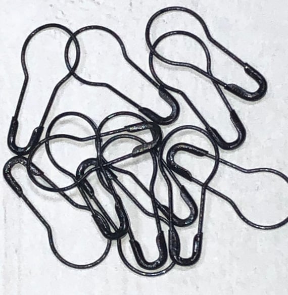 Black Swing Tag Pins for Fashion Price Tags. Mini Safety Pins